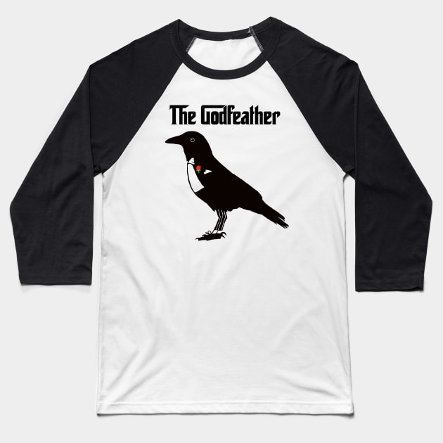 The Godfeather Baseball T-Shirt by sirmanish